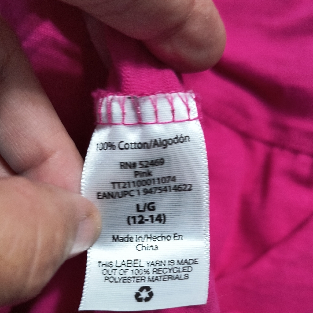 Time and Tru Pink and Green Tops - Picture 4 of 5